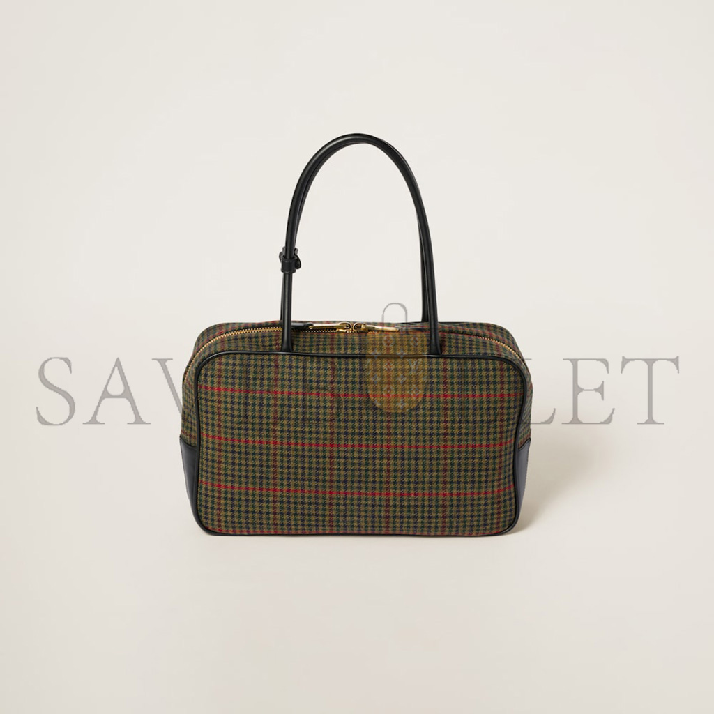 MIU MIU AVENTURE NAPPA LEATHER TOP-HANDLE BAG 5BB169 (28*16.5*10cm) MIU MIU AVENTURE NAPPA LEATHER TOP-HANDLE BAG 5BB169 (28*16.5*10cm)